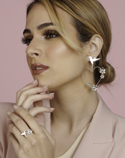 Anillo Alma Colibrí plata - Imagen 4