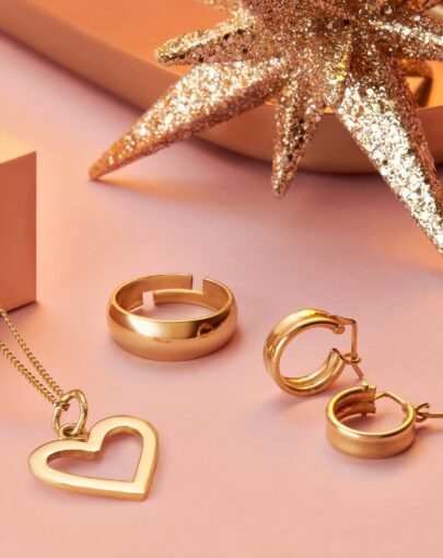 ANILLO MEDIA CAÑA LISO PLATA ENCHAPADO EN ORO - Imagen 4