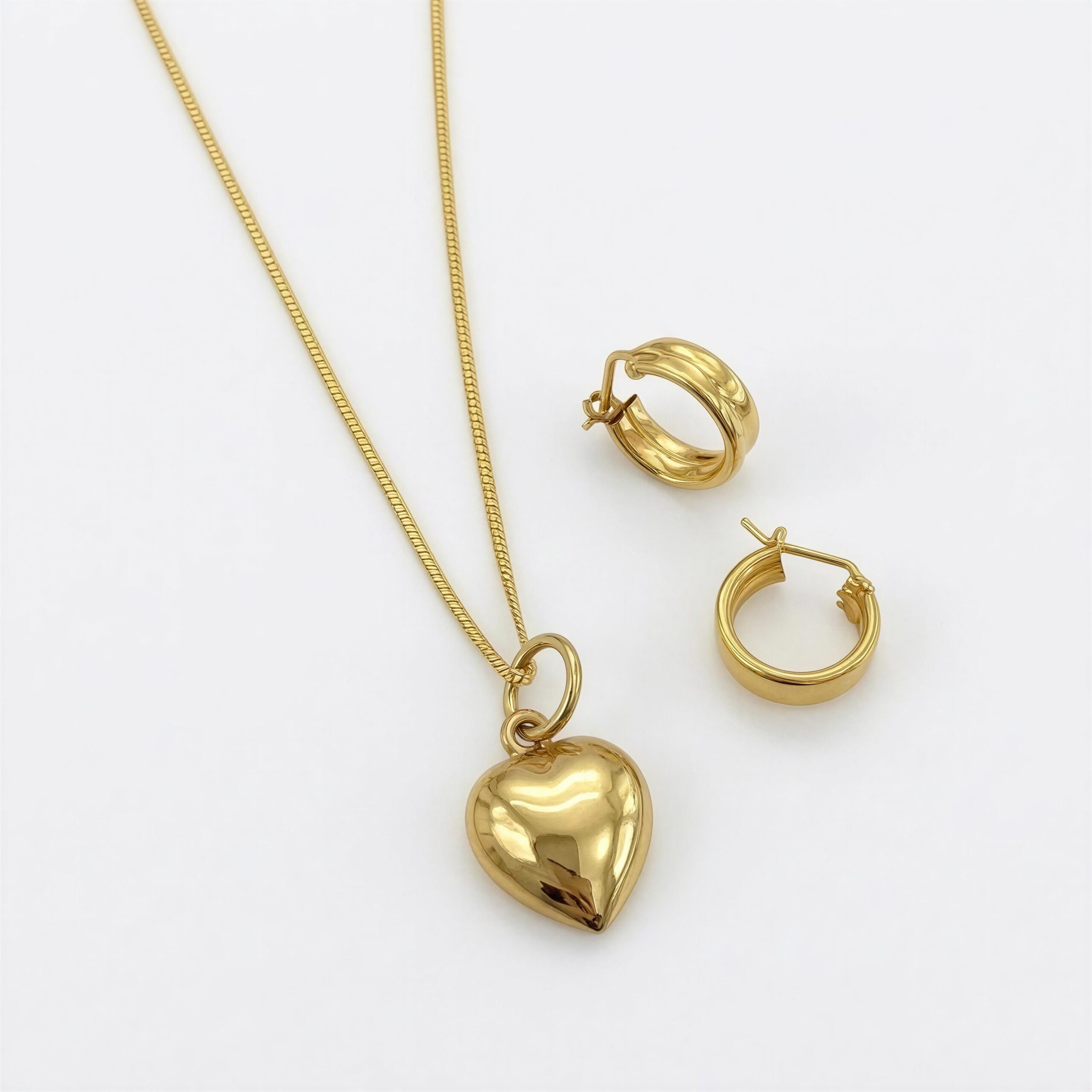 cad corazon bombe + argollas lisa