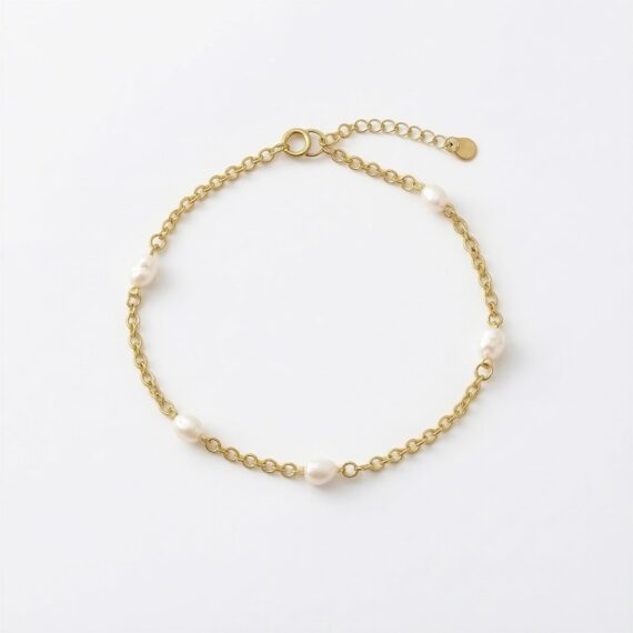 pulsera perlas gold